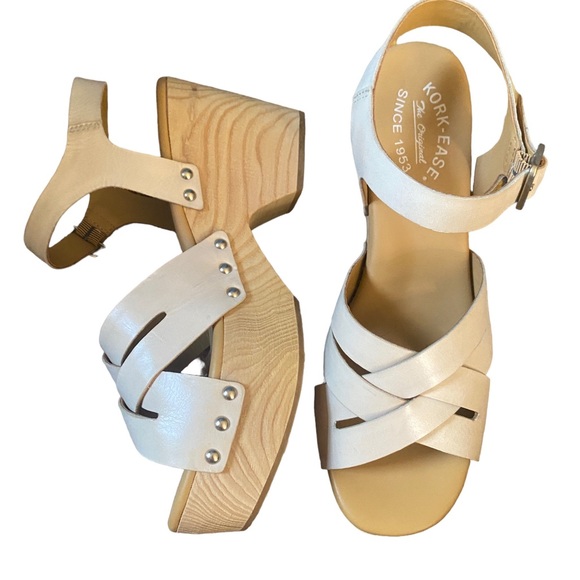 Kork-Ease Shoes - Kork-Ease Strappy Clog Sandal. From Anthropologie